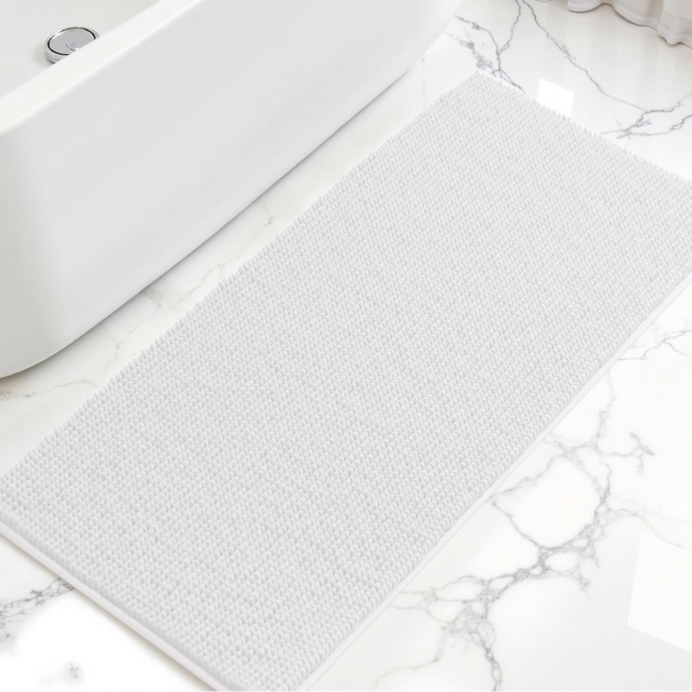 SUBRTEX Bathroom Rugs, 24" X 55" Chenille